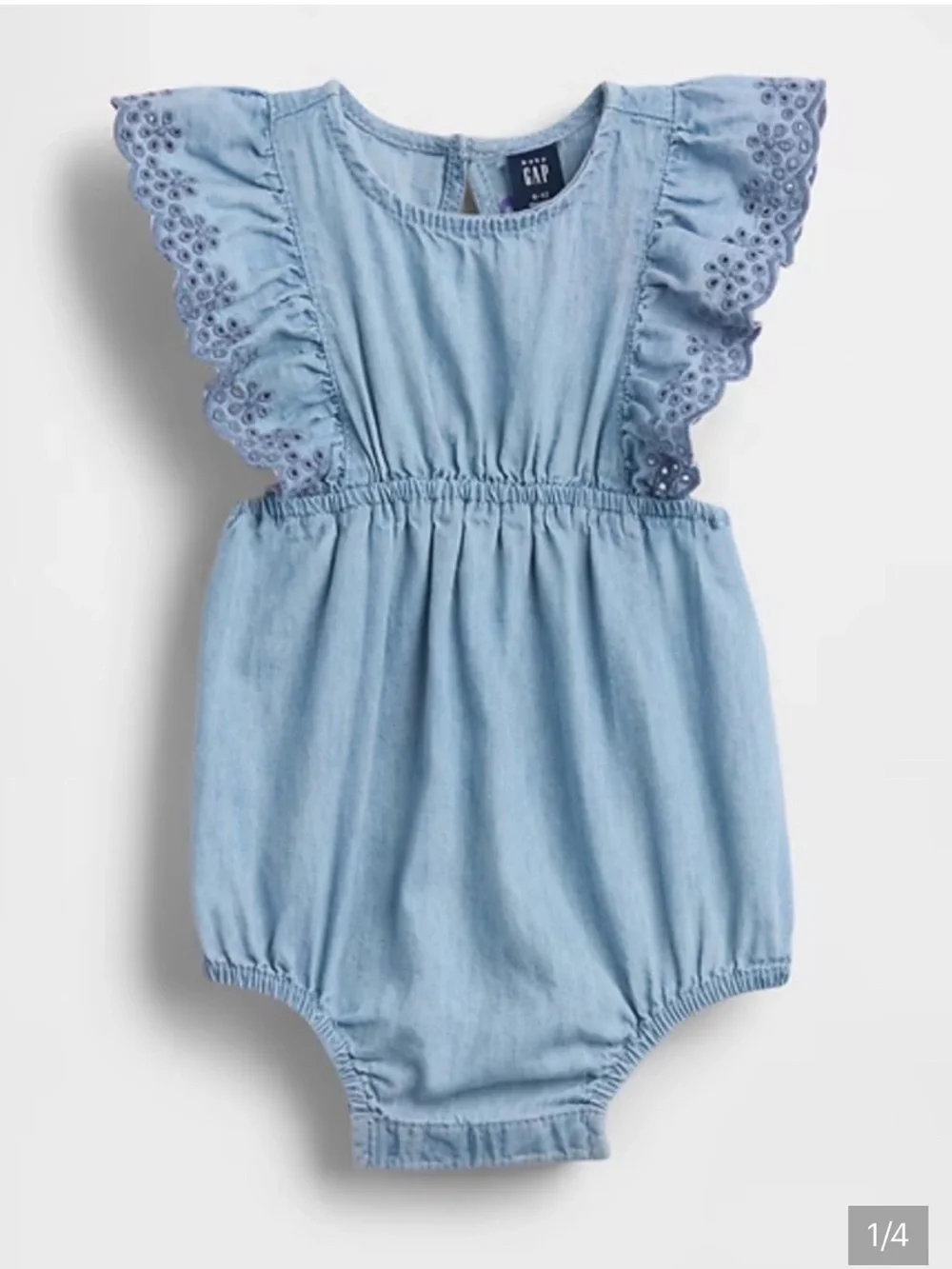 NWT GAP Denim Eyelet One Piece